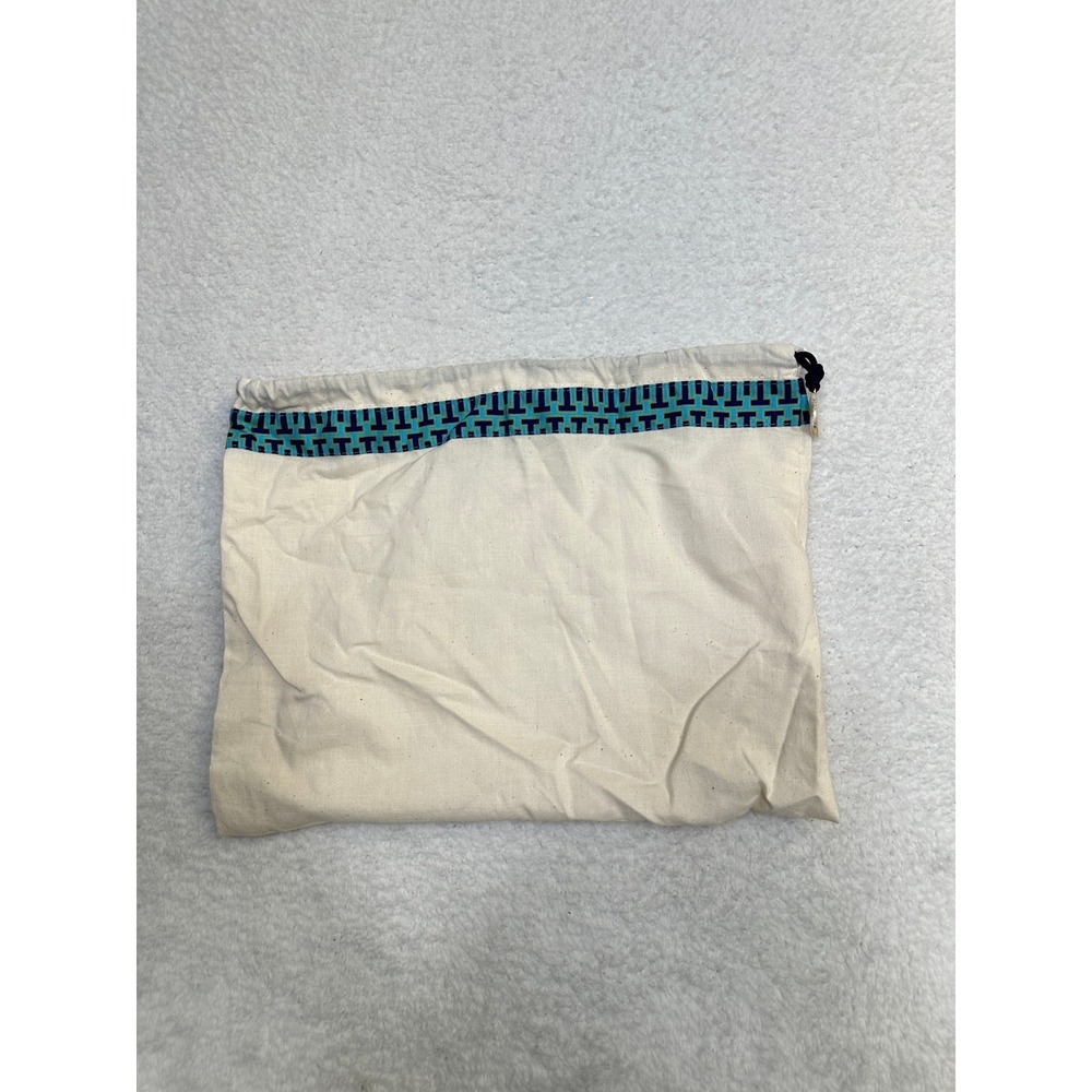 Tory Burch Dust Bag Pouch Logo Print -Drawstring‎ Travel Accessory-New no tags
